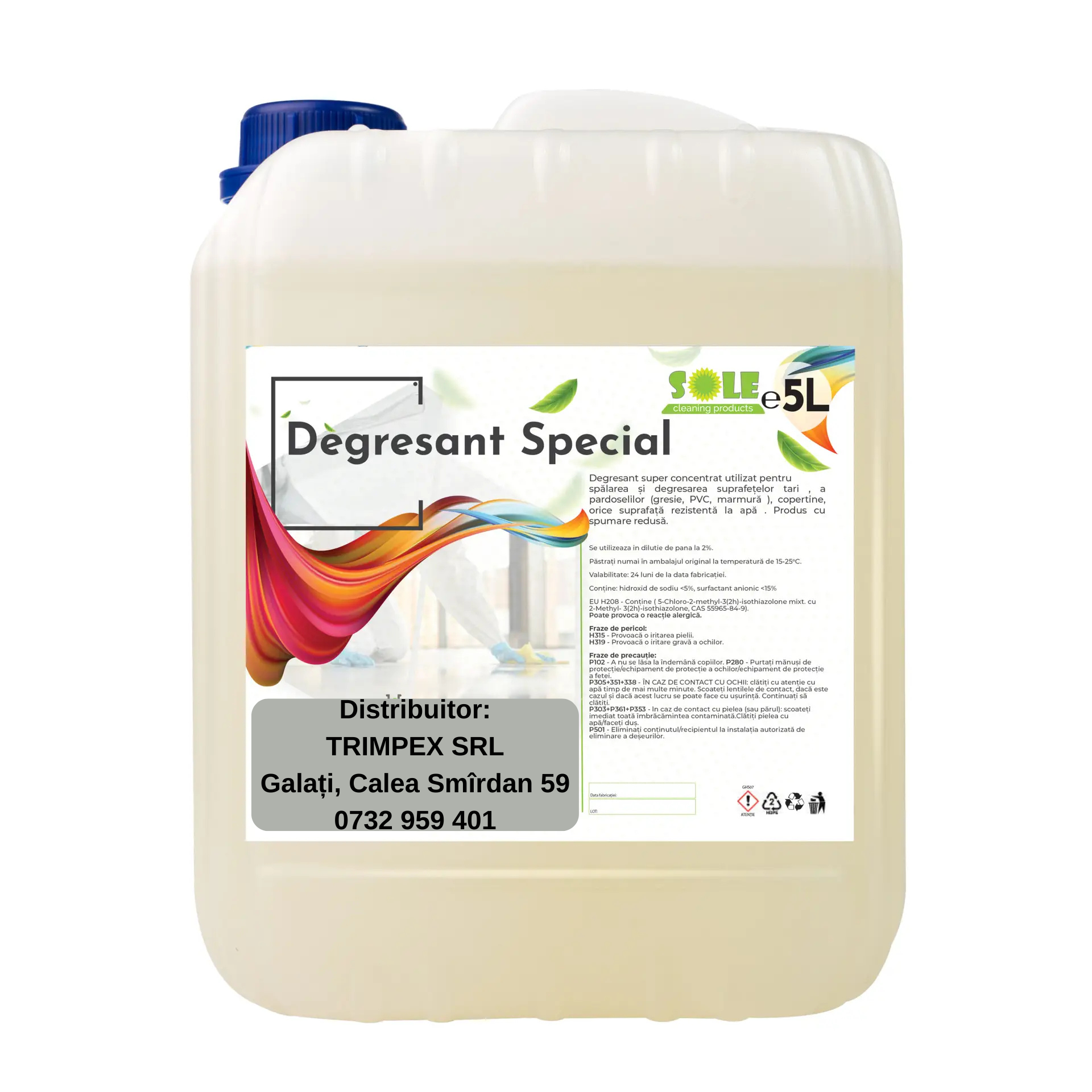 Degresant Profesional pentru Grăsime Arsă – 5L
