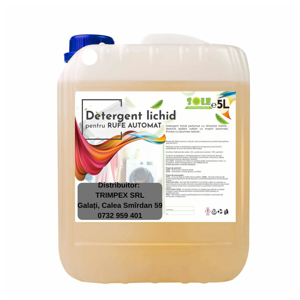 Detergent Lichid pentru Rufe – Automat 5L