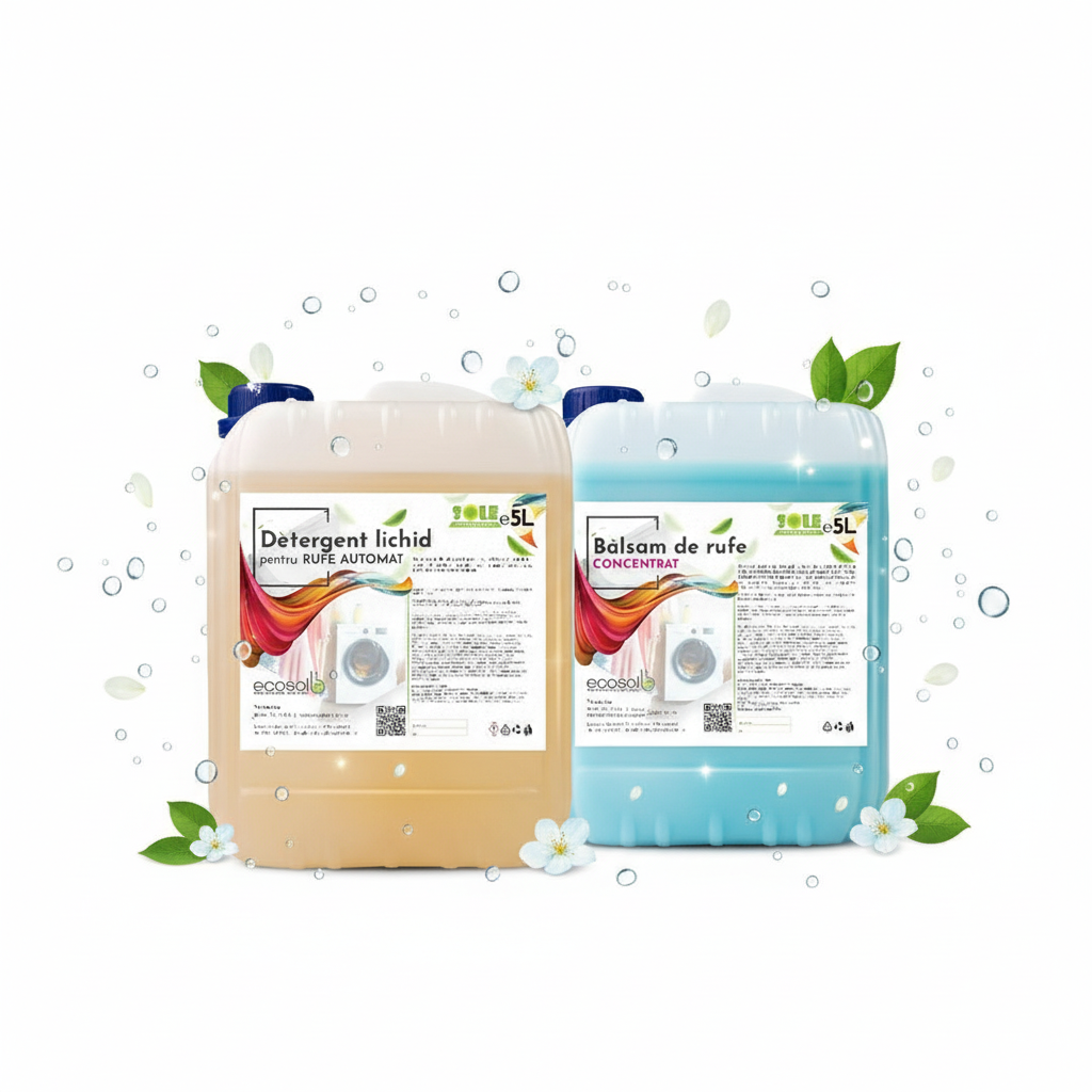 Pachet Detergent Lichid + Balsam Rufe – 5L